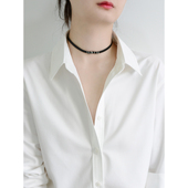 不过时女 百搭女叠穿优雅职场通勤气质上衣衬衣经典 TRR 颜值白衬衫