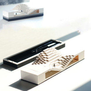 积木建筑—网球中心原创模型砖块兼容小颗粒街景成人拼装玩具潮玩