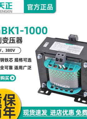 天正TGBK1-1000VA隔离机床控制变压器交流380 220变220 110 36 24