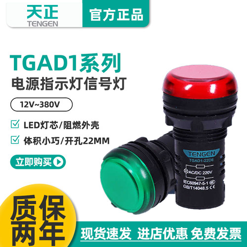 TENGEN天正TGAD1指示灯指示灯