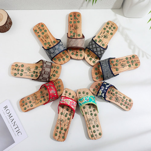 2020木屐夏季按摩鞋女清凉木底