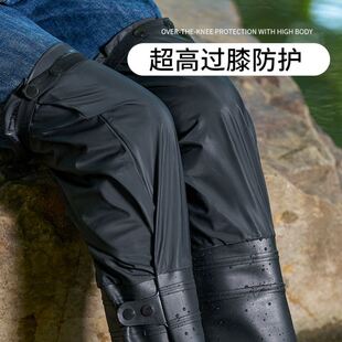男款 套外穿防水防雨防滑赶海水鞋 女钓鱼加长 雨靴高筒过膝雨鞋 雨鞋