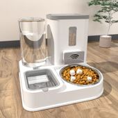 猫碗狗碗宠物喂食器一体猫咪自动饮水机猫食盆狗食盆宠物喝水喂食