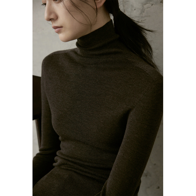 commuse高领打底针织衫