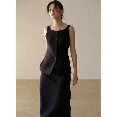 commusememory复古丝毛马甲