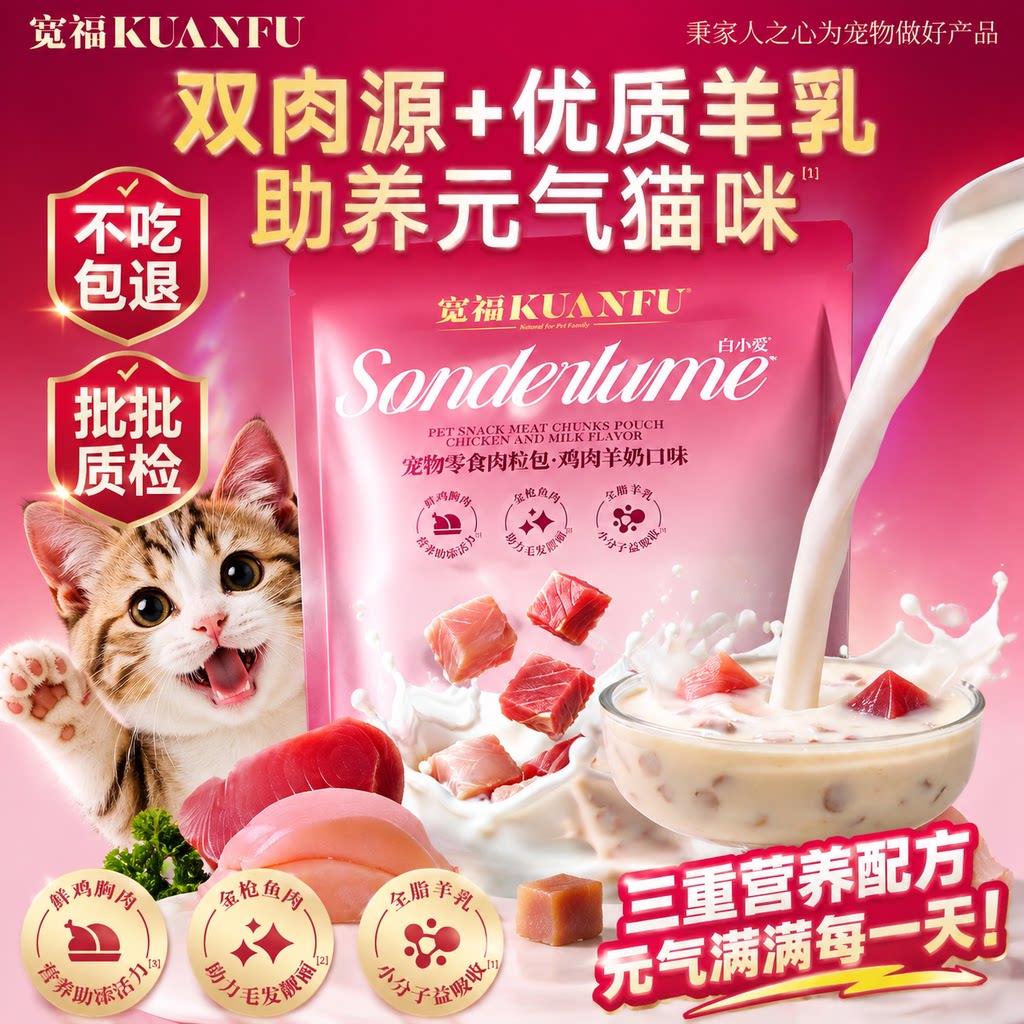 补水+少生病⭐宽福a2羊奶肉粒包图片