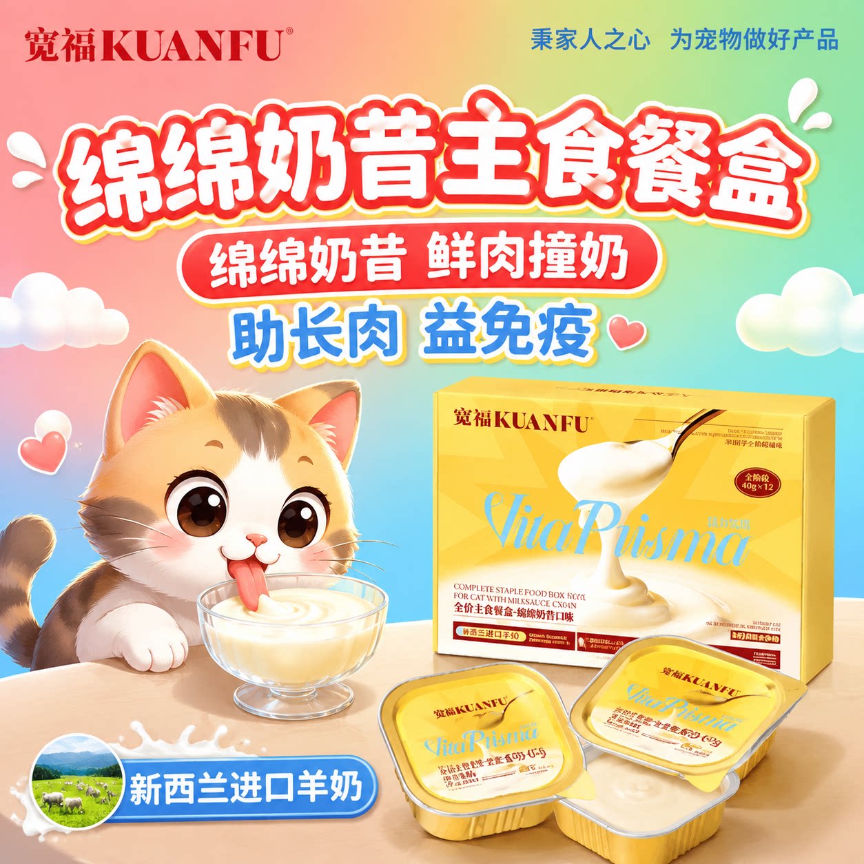 宽福主食餐盒绵绵奶昔⭐尝鲜6盒图片