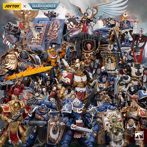 JOYTOY暗源 战锤40K 1/18 基因原体极限战士太空野狼帝拳圣血天使