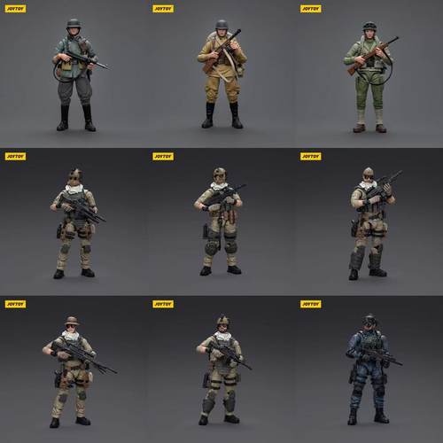 JOYTOY暗源1/18 军兵系列 德美苏俄军三角洲部队关节可动兵人模型
