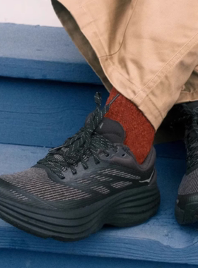 HOKA Bondi 8 TS Caged 运动透气减震跑鞋 1155391-BBLC