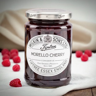 英国进口缇树草莓覆盆子蜂蜜果酱340g早餐涂抹面包伴侣烘焙量贩装