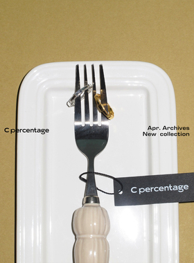 【04.22新品】C percentage块序戒指