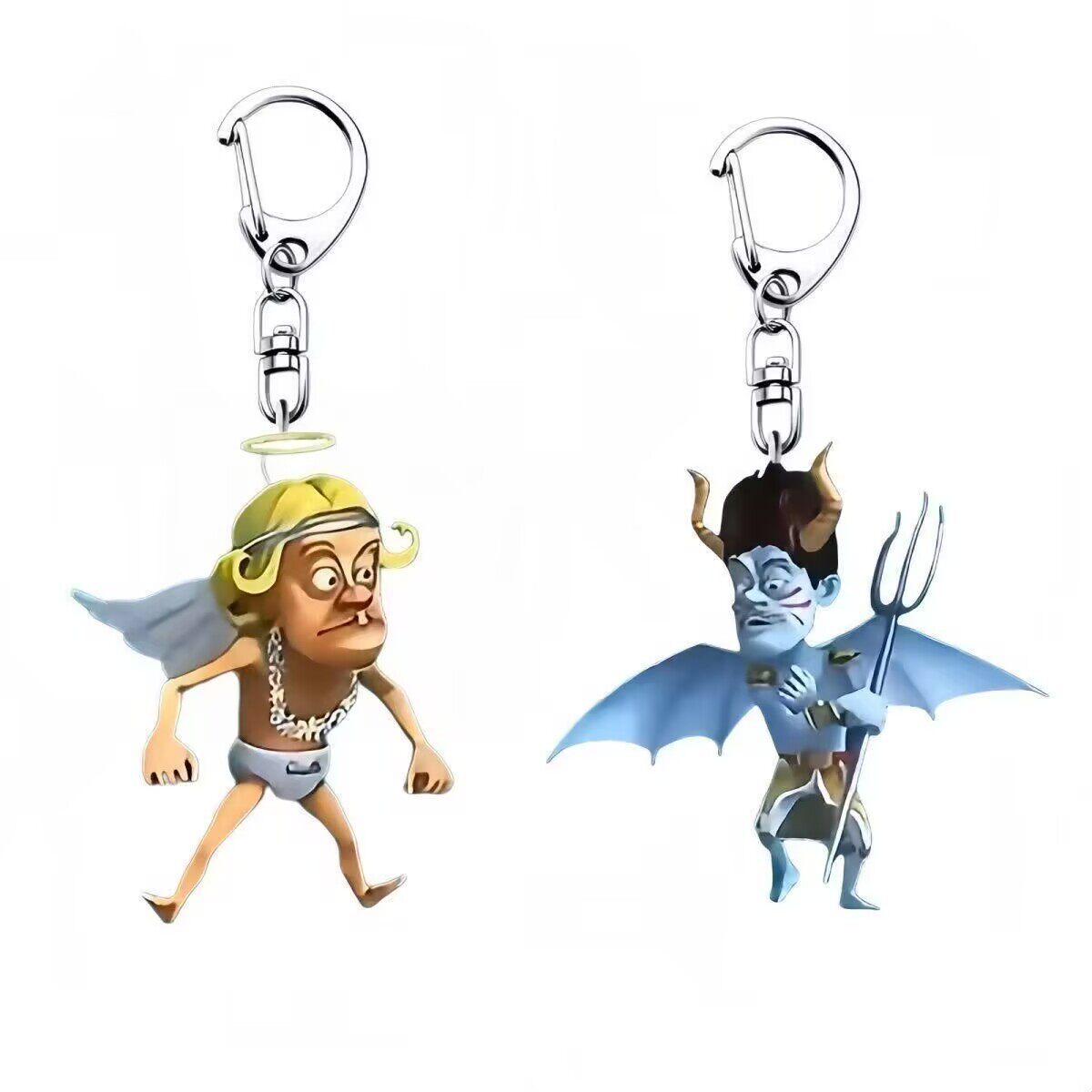 搞怪抽象熊出没光头强周边亚克力钥匙扣情侣表情包书包挂件礼物