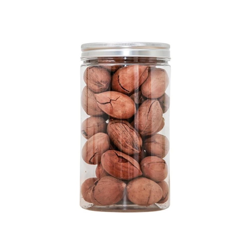 //透明盖pet密封罐空塑料瓶子食品级包装桶圆形广口糖果饼干收纳-