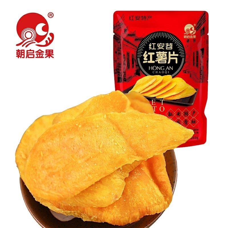 好红安苕红薯片湖北省红安县特产朝启金果香脆红薯条地瓜干手工小