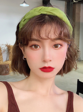 公主落难发箍女韩国新款甜美发饰网红少女ins风气质网纱宽边头箍