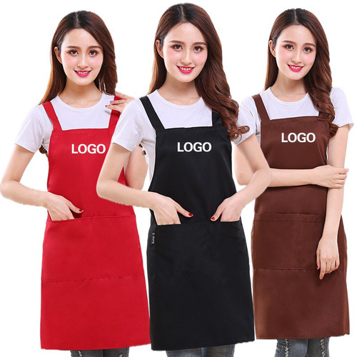 围裙定制logo工作服厨师围腰印字