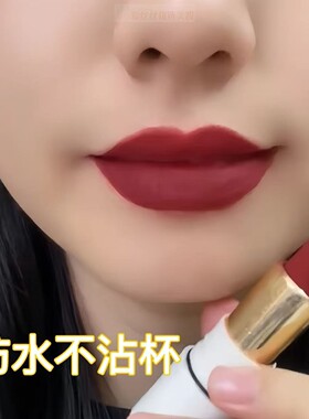 【官方正品】法国复古显白姨妈色口红女不沾杯不掉色哑光持久防水
