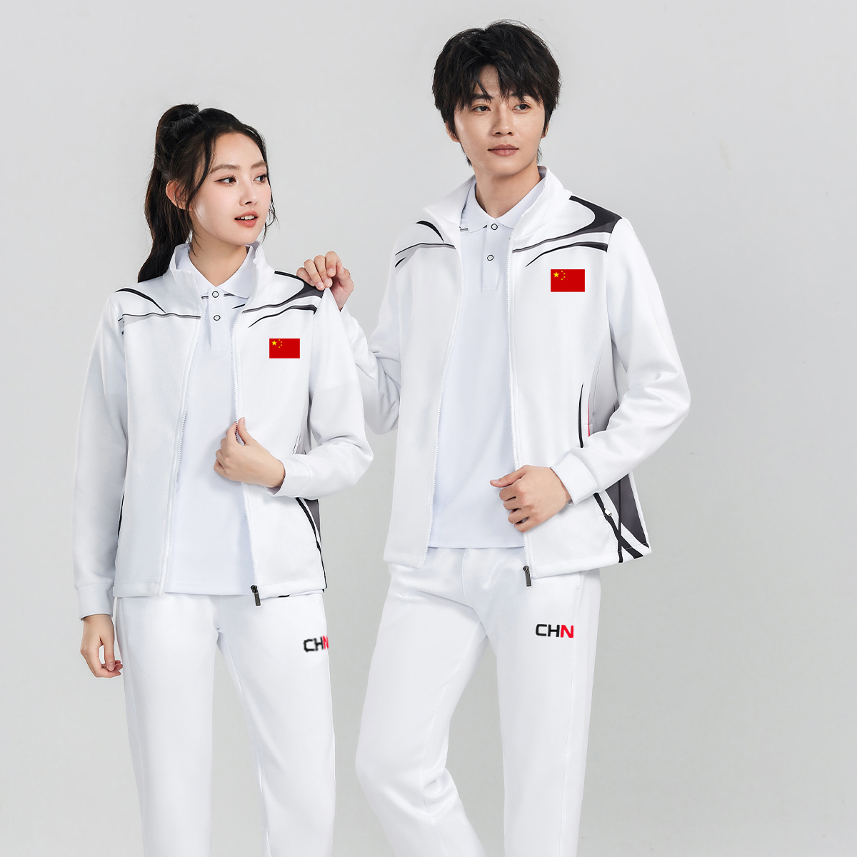 中国队动服套装运动会比赛服出场领奖服武术教练班队服工作服定制