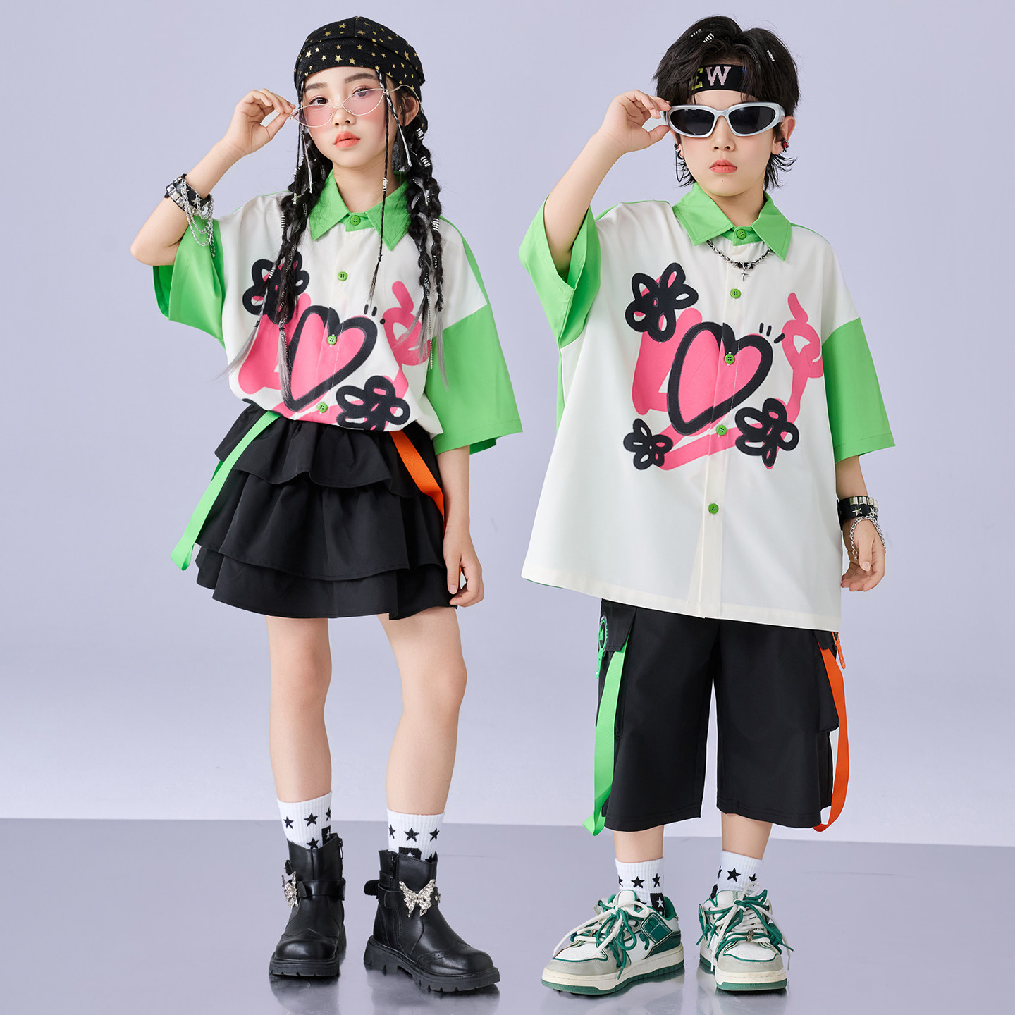 少儿卡通六一节幼儿园班服表演服小学生运动会啦啦队服毕业拍摄服