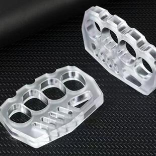 塑料武术装备指环格斗拳扣手撑子防卫指虎防身虎指送男朋友全掌