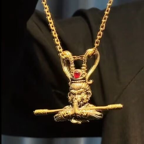 五帝钱黄铜镀银招财复古吉祥物