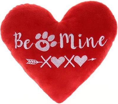 BoomBone Valentines Dog Toys  Red Heart Puppy Plush Toy for