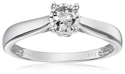14k White Gold Solitaire Diamond Engagement Ring ( 1/4 carat ,in the Metallic materials products, Other Metalwork category - from Buy2taobao.com to provide professional Taobao agent buy service