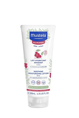 mustela baby soothing lotion - moisturizing body lotion for