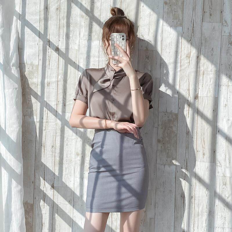 高端职业套装女夏小众上衣制服