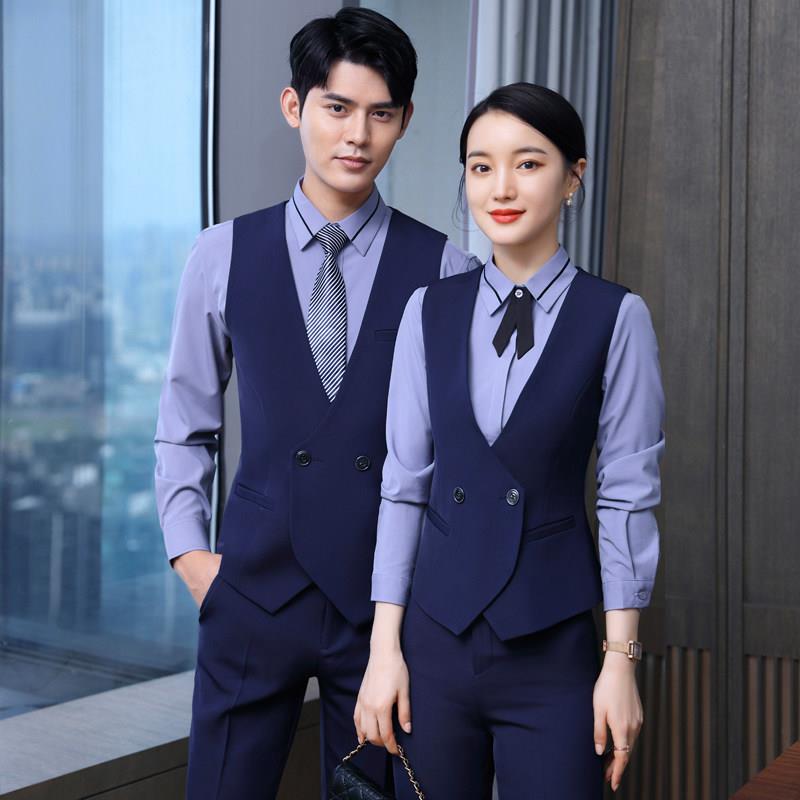 工作服男女套装气质酒店售楼部珠宝店美容师空姐制服前台职业装
