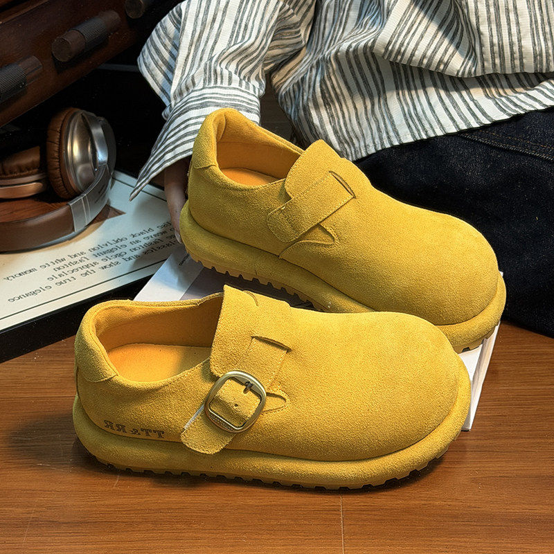 意大利Corso~皮带扣平底勃肯鞋女春休闲小个子增高单鞋百搭大头鞋,女鞋,勃肯鞋/软木鞋,淘宝优惠券,粉丝福利购,淘宝优惠卷