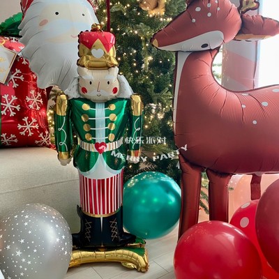 圣诞节派对布置装饰氛围气球