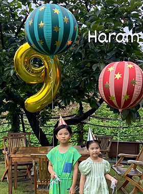 Circus birthday balloon 马戏团主题气球装饰布置PARTY 氛围装饰