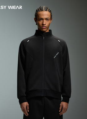 CH丨半高领碳能储热保暖空气层卫衣 2026春男士美式开衫户外上衣