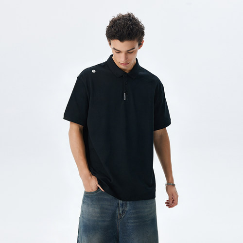 ChinismCASLOGO男POLO衫宽松