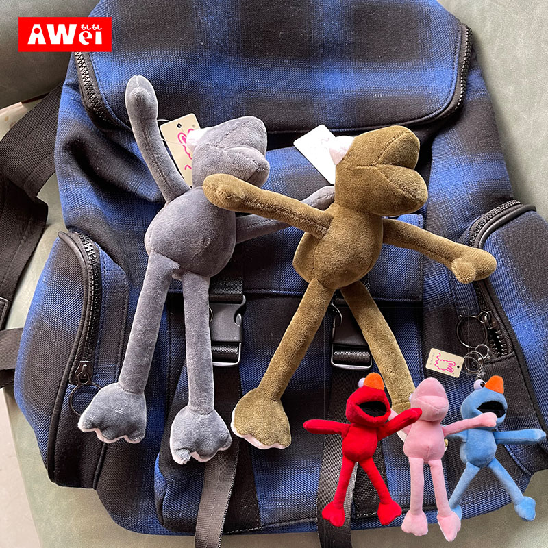 韩国芝麻街长腿青蛙艾摩钥匙圈