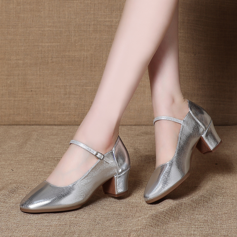 舞鞋维吾族跳舞鞋金跟舞蹈鞋金色新疆舞民族舞鞋藏族舞摩登广场舞