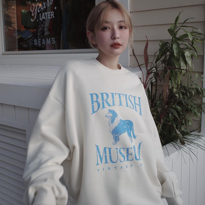 秋冬宽松棉休闲狗狗卫衣