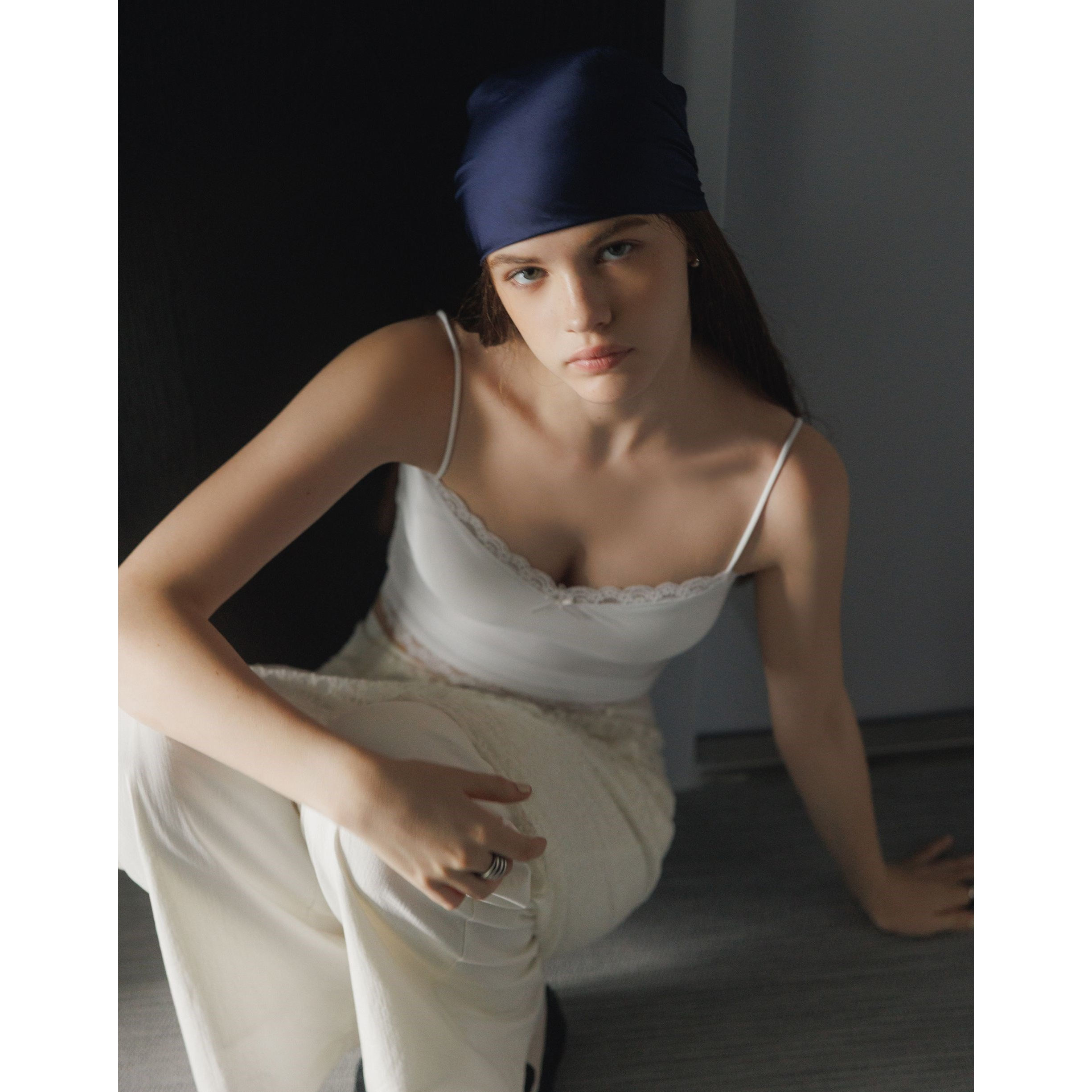 PAZZO舒适假两件细肩BRA背心吊带