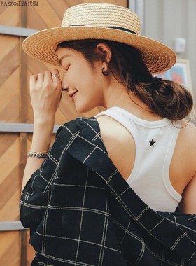 许路儿正品代购LUREHSU R201204坑条坦克工字基本款背心2色可选