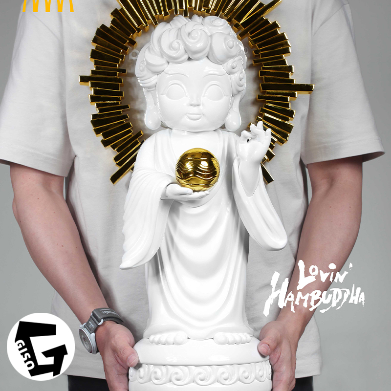【GISO】现货ZCWOLovin Hambuddha爱的汉佛净土版客厅潮玩摆件