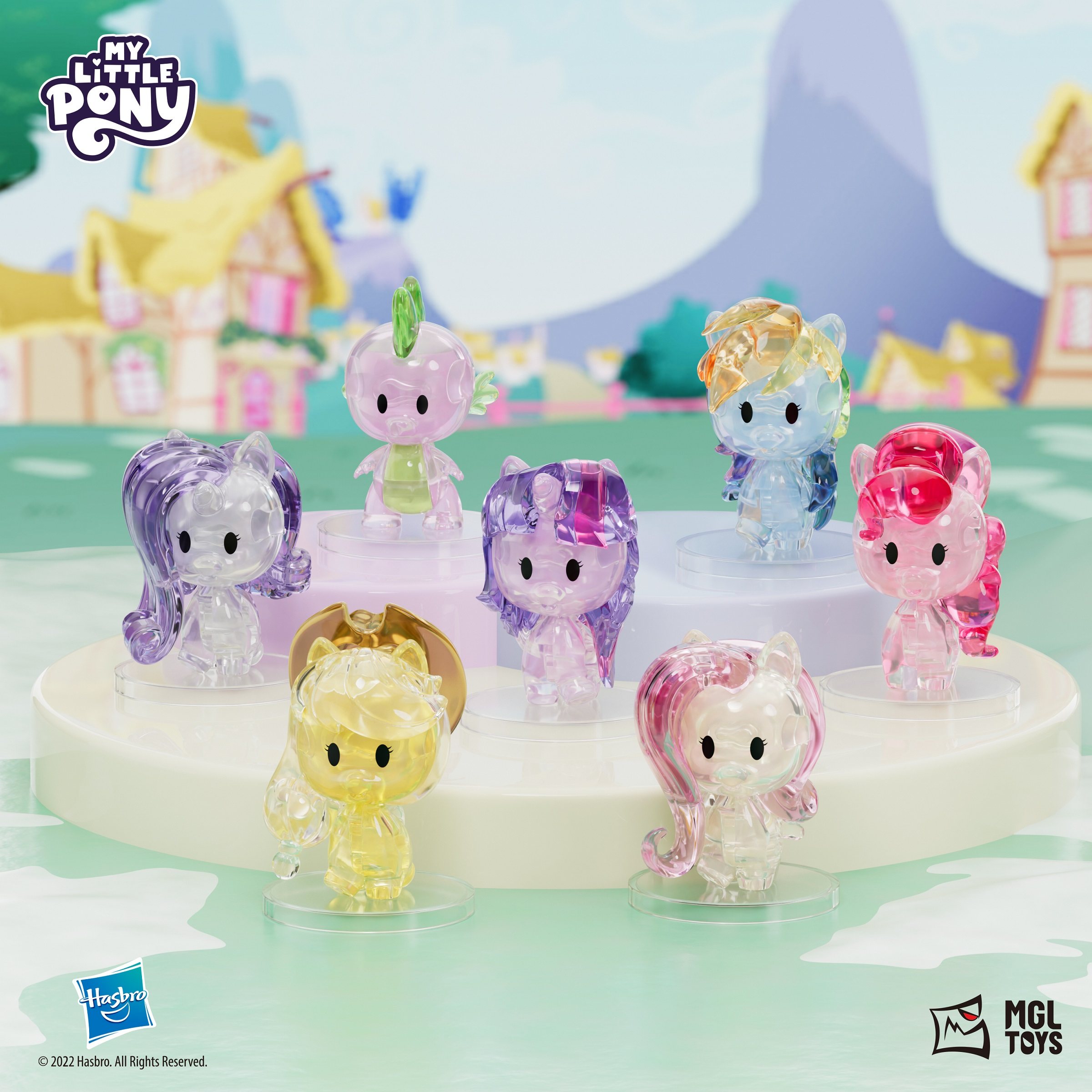 迪士尼现货小马宝莉摆件玩具礼物