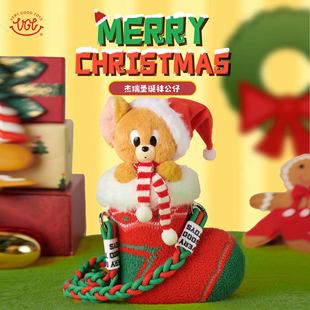 【GISO】现货华纳圣诞袜子杰瑞背带Jerry摆件圣诞专属潮玩礼物