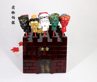 道用品 台湾榆木 城门五营斗 五营将军  五营门楼 五营兵马五营头