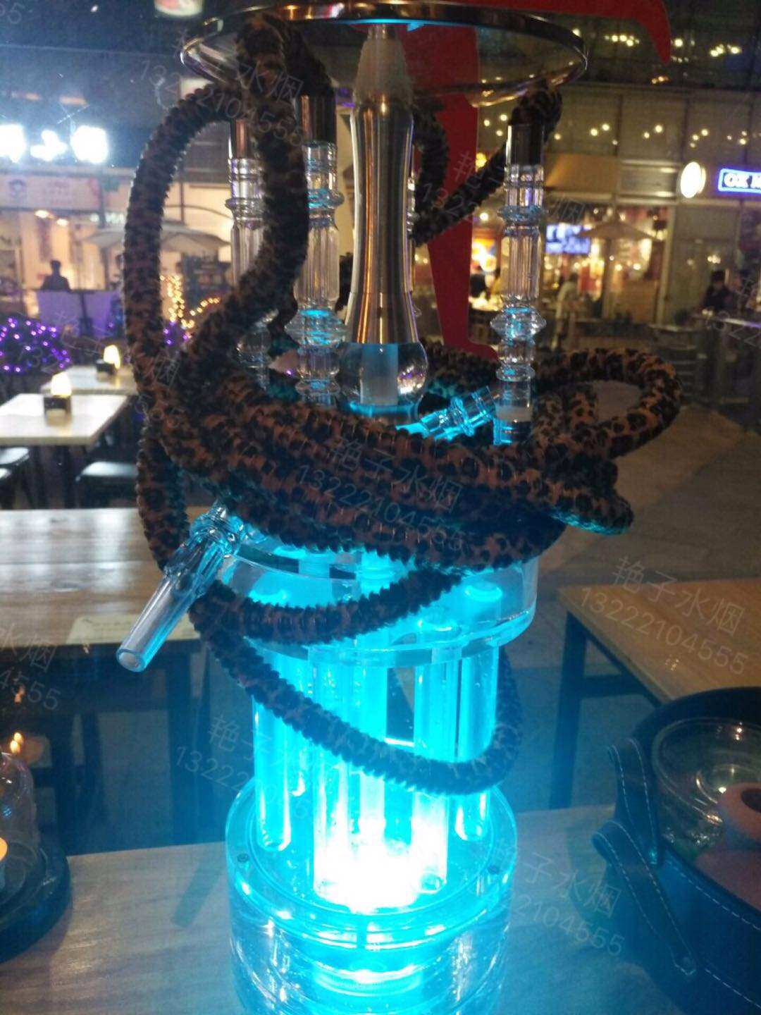 烟具双管阿拉伯水烟全套酒吧KTV会所高档豪华水烟壶烟壶带led灯|ruв категории ZIPPO/швейцарский армейский нож/очки, курить, трубы - от Buy2taobao.com для оказания профессиональной услуги покупки агента Taobao