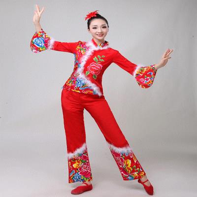 2015新款秧歌服装舞蹈演出服女腰鼓扇子舞广场舞民族表演服中老年|ruв категории Женская одежда, костюм/национальная одежда/театр костюм, национальная одежда/этап погрузки - от Buy2taobao.com для оказания профессиональной услуги покупки агента Taobao