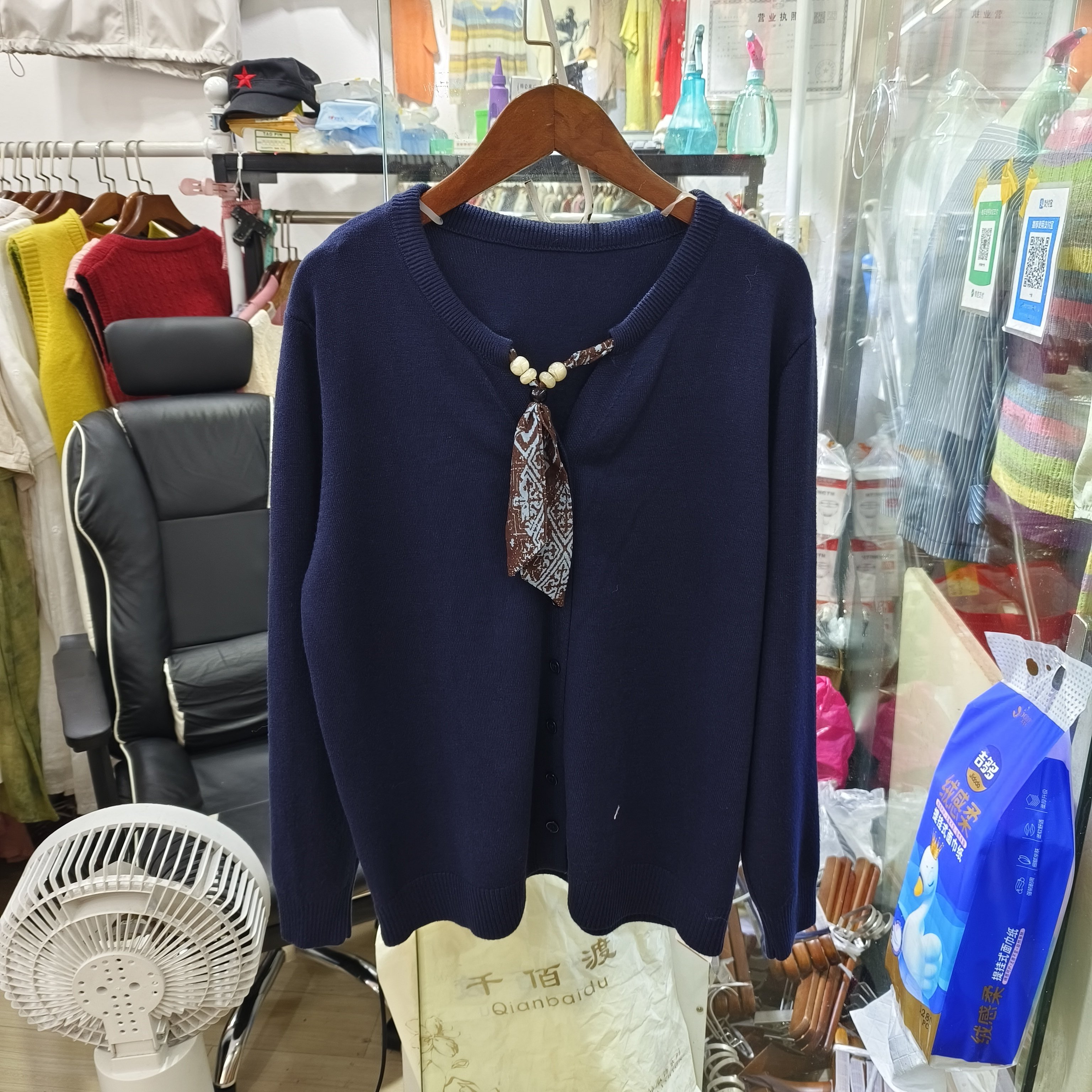 年轻减龄妈妈装针织衫女春秋新款