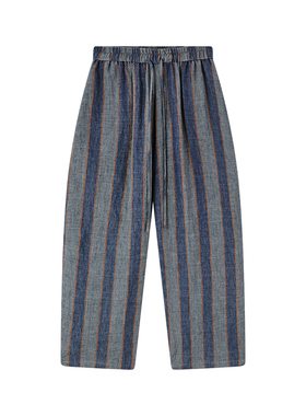 【呼呼专享】薰香2025新款百搭条纹休闲裤K10622