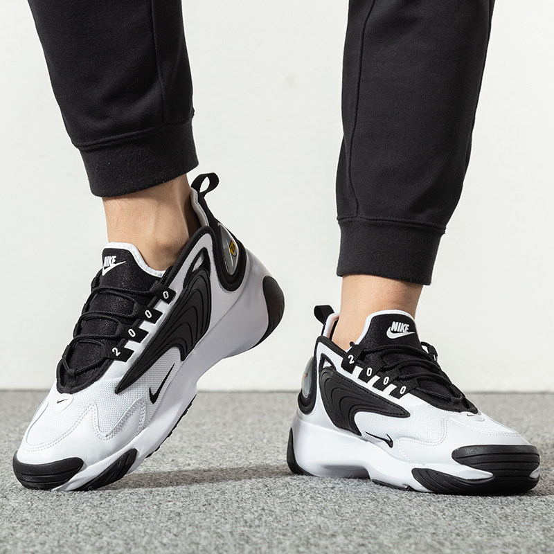 nike耐克男鞋aj官网旗舰正品zoom m2k休闲运动鞋复古黑白老爹鞋男